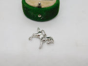 Sterling Silver Horse Charm Pendant Vintage c1970