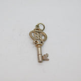 Sterling Silver 18th Birthday Key Charm Pendant Vintage c1970s