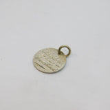 Victorian Sterling Silver 'Kathleen' Love Token Charm Pendant Antique c1886