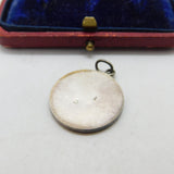 .800 Silver 'Exposition Universelle Bruxelles' Charm Pendant Mid-Century 1958