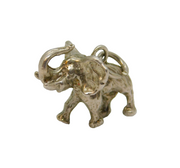 Sterling Silver Elephant Charm Pendant Vintage c1970