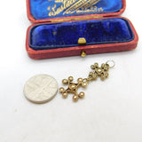 Silver Gilt Flowers Charm Pendant Vintage c1970