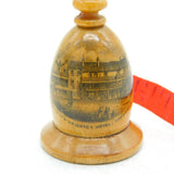 Victorian Mauchline Ware 'Brighton Hotel, Skegness' Tape Measure Antique c1880s