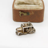Sterling Silver Motor Car Charm Pendant Vintage c1970