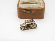 Sterling Silver Motor Car Charm Pendant Vintage c1970