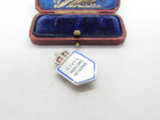 Sterling Silver & Enamel Civil Nursing Reserve Badge Brooch Antique c1940