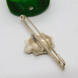 WWII Sterling Silver Enamel Royal Army Service Corps Sweetheart Brooch Antique