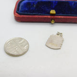 Sterling Silver and Enamel Seaburn Travel Shield Charm Pendant Vintage c1970