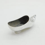 Victorian Sterling Silver Dutch Clog Shoe Trinket Pot Antique 1900 Chester