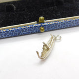 Sterling Silver Venetian Gondolier Charm Pendant Vintage c1970