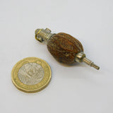 19th Century Nut Form 'Memories of Tenby' Stanhope Propelling Pencil Antique