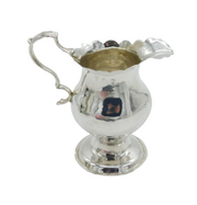 George III Sterling Silver Pedestal Cream Jug Antique 1775 London