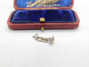 Sterling Silver Musical Trumpet Charm Pendant Vintage c1970
