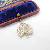 Sterling Silver Peacock Charm Pendant Vintage c1970