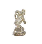 Sterling Silver Performing Elephant Charm Pendant Vintage c1970