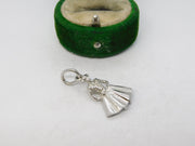 Sterling Silver Spanish Matador Charm Pendant Vintage c1970