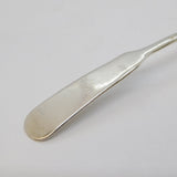 George III Sterling Silver Long Handle Salt Spoon Antique 1817 Birmingham