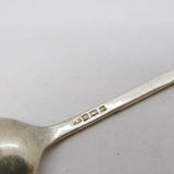 Sterling Silver Enamel Lockgilphead Souvenir Spoon Vintage 1964 Birmingham