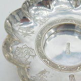 19th Century Chinese Sterling Silver Novelty Bowl Antique c1880s