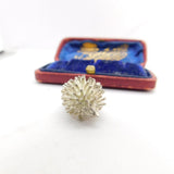Sterling Silver Hedgehog Charm Pendant Vintage c1970