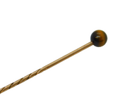 9ct Yellow Gold & Tiger's Eye Beaded Stick Pin Antique c1930s