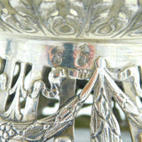 18th Century Large Hanau Sterling Silver Swing Handle Fruit Basket Antique c1790