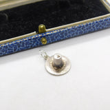 Sterling Silver Pilgrim's Hat Charm Pendant Vintage c1970