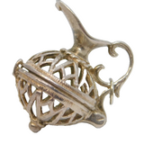 Sterling Silver Opening Wine Ewer Jug Charm Pendant Vintage c1970s
