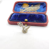 Sterling Silver Hookah Pipe Charm Pendant Vintage c1970