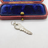 Sterling Silver 21st Birthday Key Charm Pendant Vintage c1970
