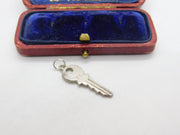 Sterling Silver 21st Birthday Key Charm Pendant Vintage c1970