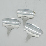Set of Sterling Silver Cheddar, Stilton, Cheshire Cheese Markers Vintage