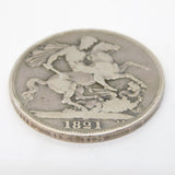 King George IV Silver First Bust Crown Coin 1821 Secundo Edge Fair Antique