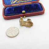 Sterling Silver Westminster Abbey Charm Pendant Vintage c1970