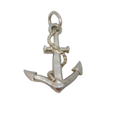 Sterling Silver Maritime Anchor Charm Pendant Vintage c1970
