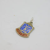 Sterling Silver Dumfries Enamel Shield Travel Souvenir Charm Vintage c1970s