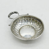 Sterling Silver Floral Pattern Tastevin Wine Tasting Cup Vintage 1991 Birmingham