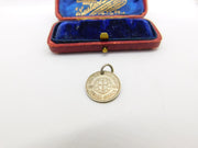 Sterling Silver George VI Threepence Coin Charm Pendant Vintage 1941