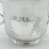 18th Century Channel Islands Guernsey Sterling Silver Twin-Handled Cup Antique