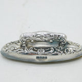 Sterling Silver Floral Pattern Miniature Nail Buffer Vintage 1997 Birmingham