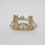 Sterling Silver Tower Bridge London Charm Pendant Vintage c1970