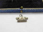 Sterling Silver Traditional Telephone Charm Pendant Vintage c1970