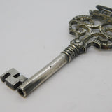 Georgian Scottish Sterling Silver Floral Presentation Key Antique 1830 Glasgow