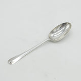 Queen Anne Britannia Silver Hanoverian Serving Spoon Antique 1702 London