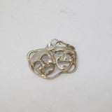 Sterling Silver Theatrical Muse Masks Charm Pendant Vintage c1970