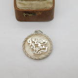 Sterling Silver I Love You Charm Pendant Vintage c1970