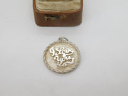 Sterling Silver I Love You Charm Pendant Vintage c1970