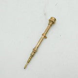 Victorian Small Gold Cased Propelling Pencil Fob Antique c1880s