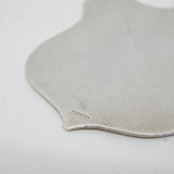 Victorian Sterling Silver Large Shield Fob Medal Antique c1900