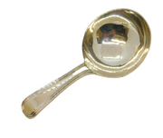 George III Sterling Silver Lined Edge Tea Caddy Spoon Antique 1798 London